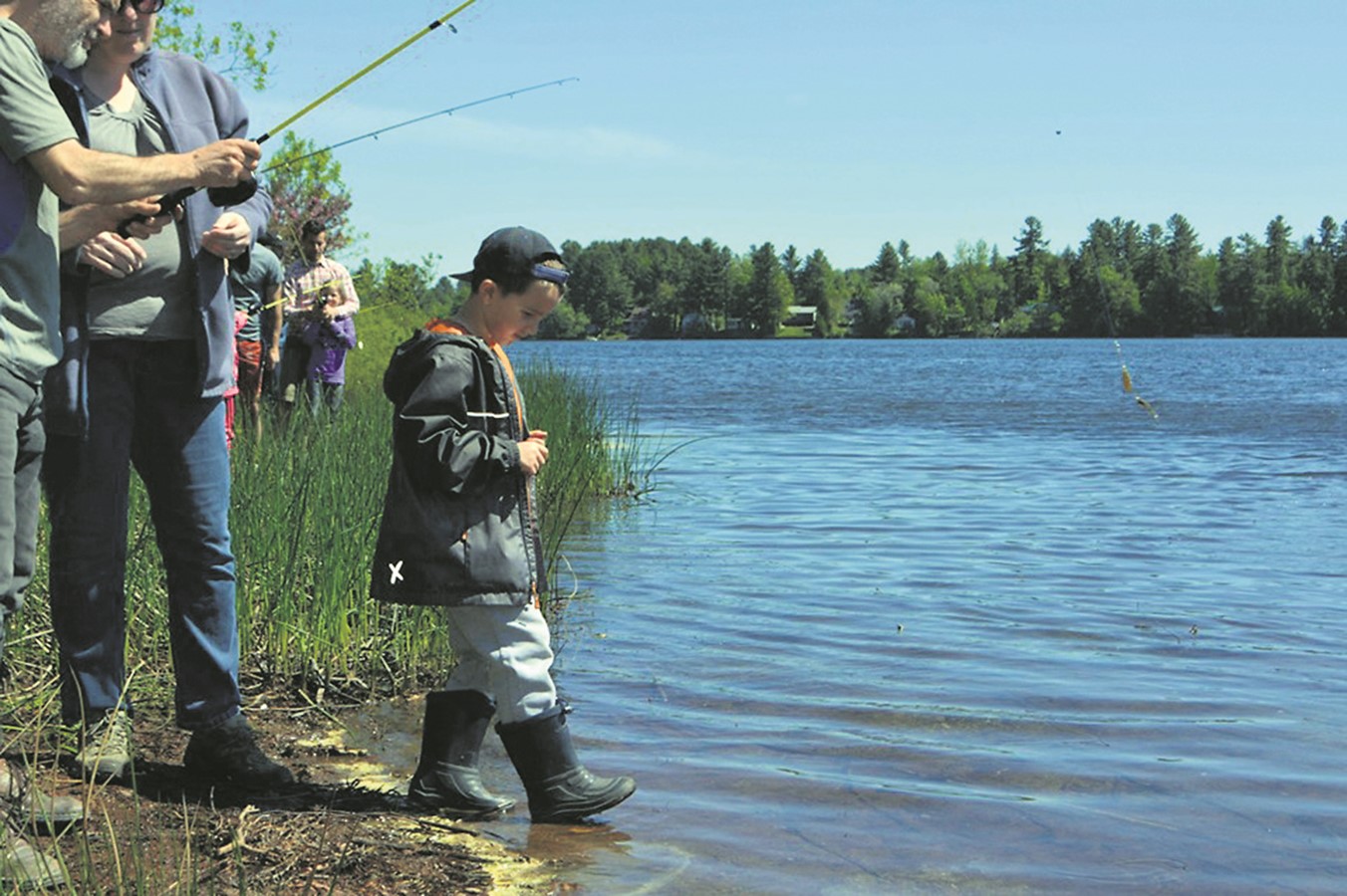 Lac Stoke : Des pêcheurs en herbe à l’action !