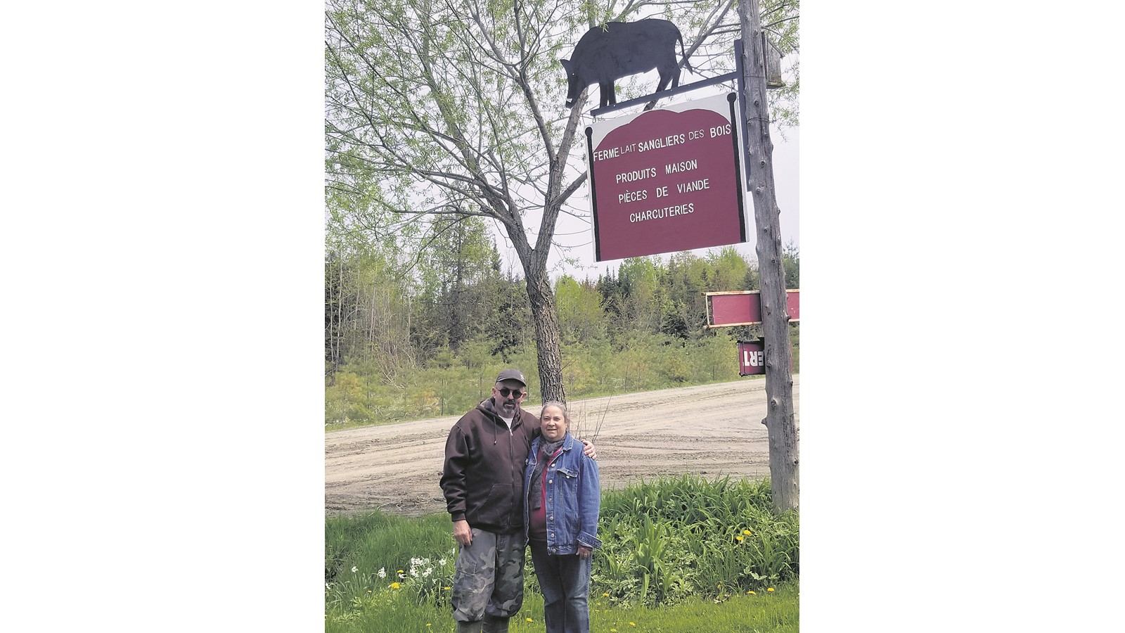 Le couple propriétaires, François Belisle et Lise Chartier