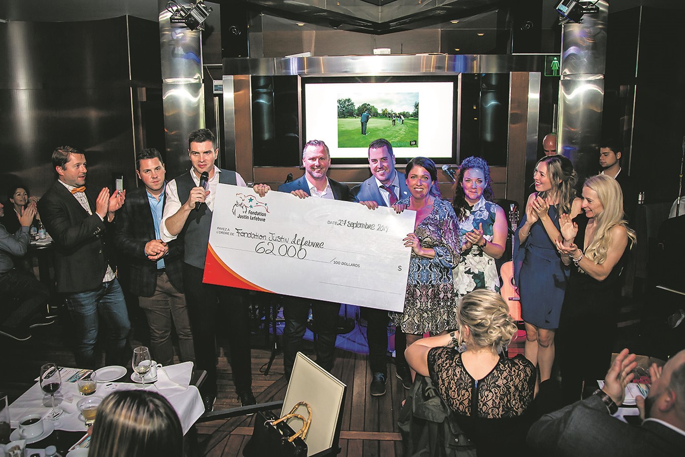 62 000$ pour La Fondation Justin Lefebvre !