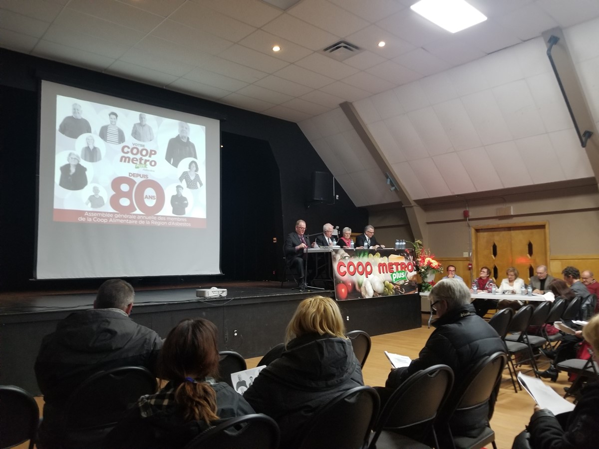 La Coop Métro Plus d’Asbestos dresse un bilan favorable de sa dernière année
