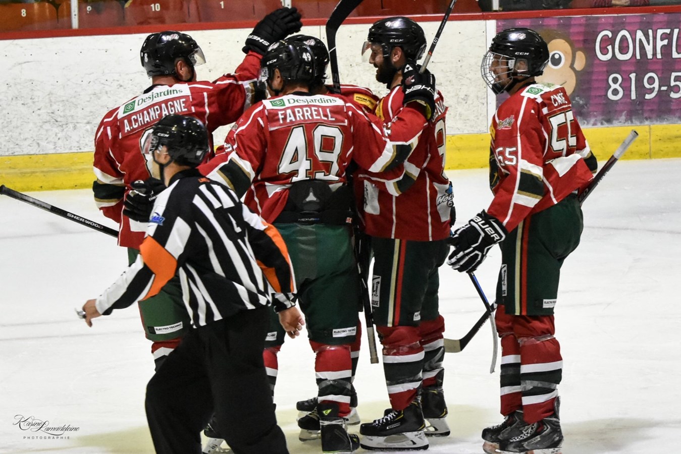 Le Desjardins-Wild pousse le Boum Hockey Lemay dans les câbles