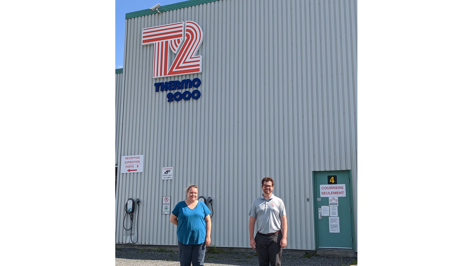 L’entreprise Thermo 2000 remet Un Panier Bleu richmondais à ses employés