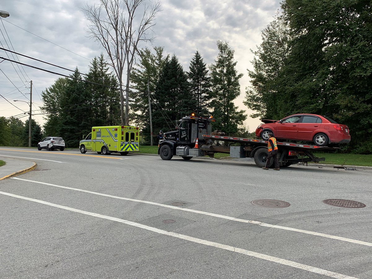 Importante collision à Windsor