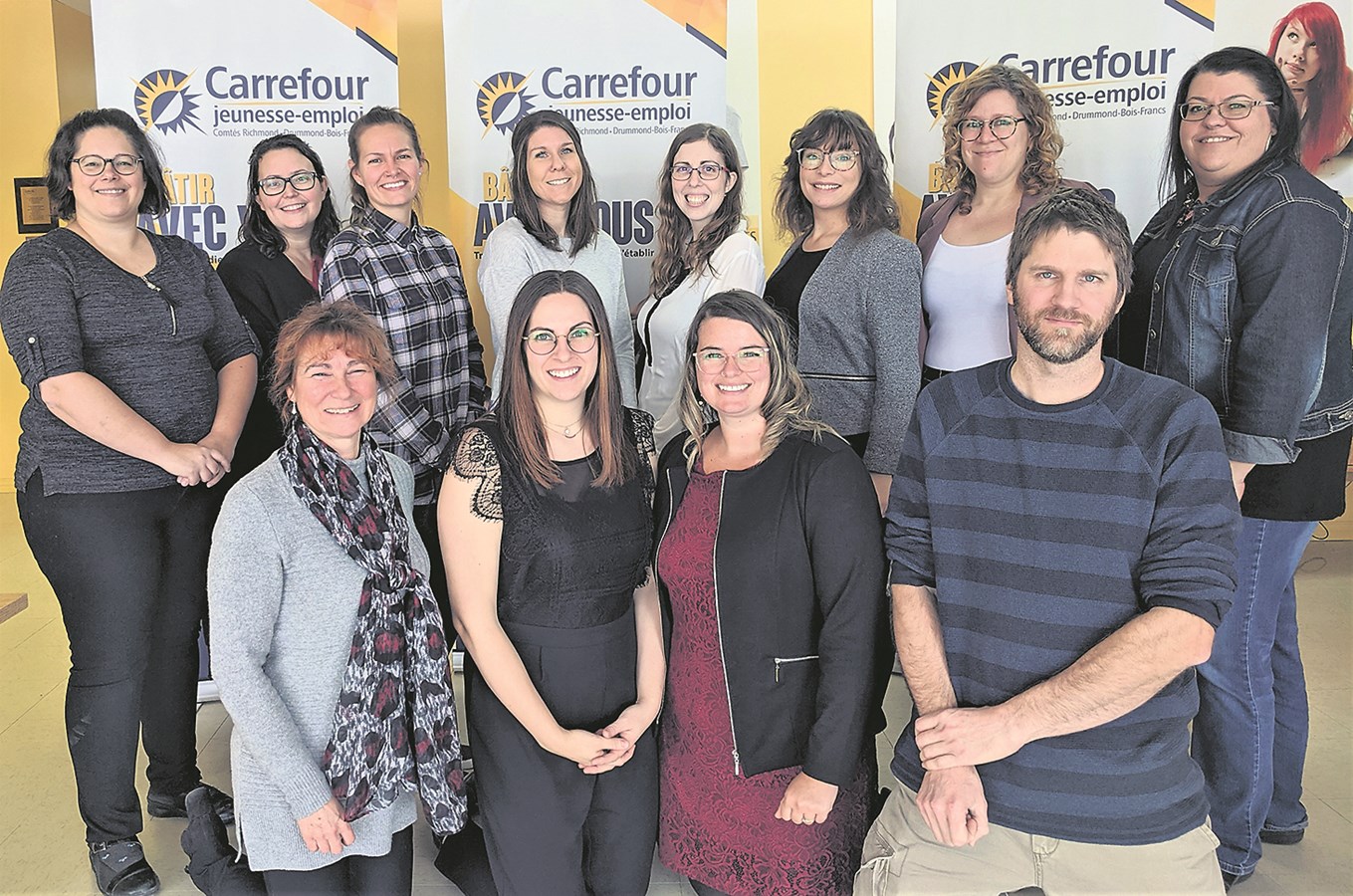 L'équipe du Carrefour jeunesse-emploi