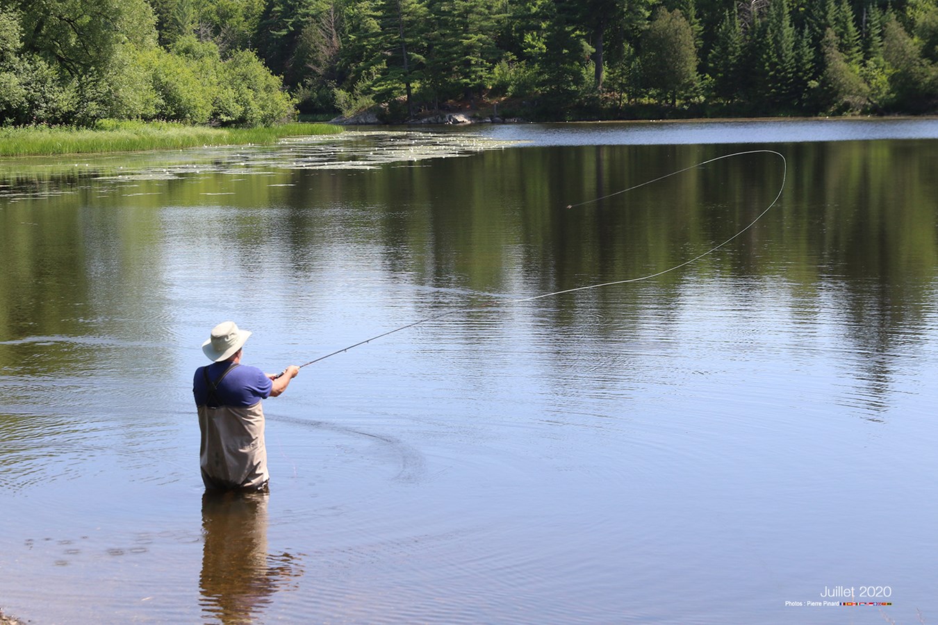 Juillet 2020 : Pêche à la mouche à la rivière Watopeka.