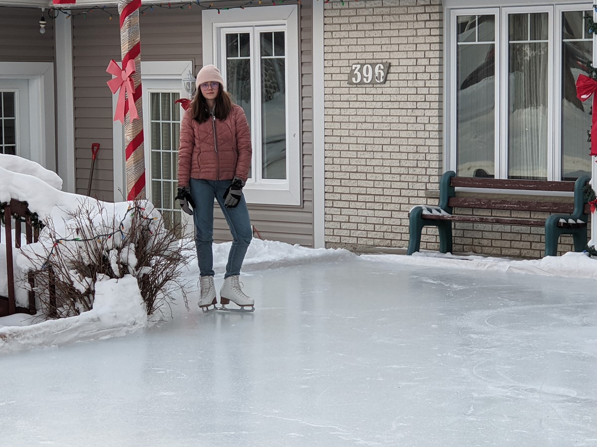 « Un peu de bonheur sur la glace… »