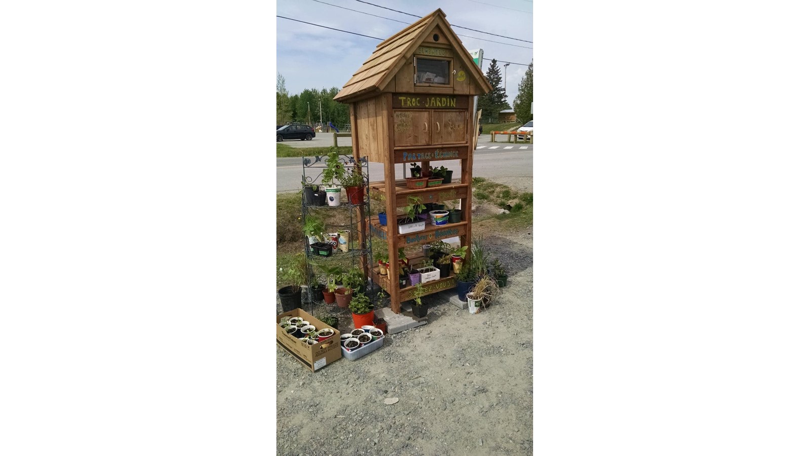 Nouveau sur le territoire de la MRC du Val Saint-François, les stations Troc-Jardin