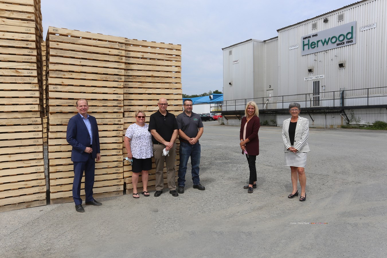 André Bachand, Maryse Pariseau, Jason Wheeler, Shane Wheeler, Lucie Lecours, Guylaine Mathieu, et Sylvie Bureau.