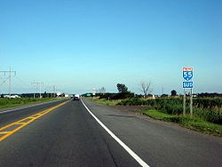 Travaux d’asphaltage sur l’autoroute 55 Sud