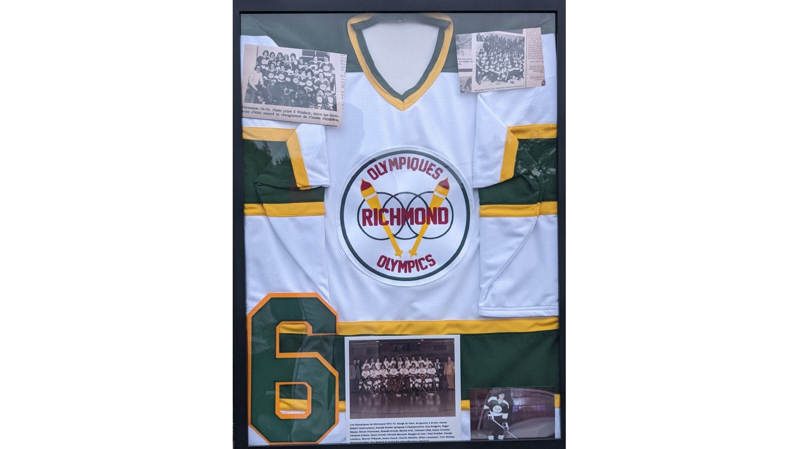 Les Olympiques Junior B de Richmond revivent le temps d’une soirée souvenir