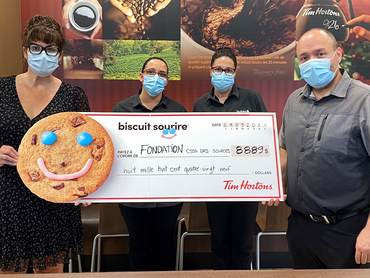 Plus de 8 889 $ et beaucoup de sourires pour la Fondation de CSSS des Sources