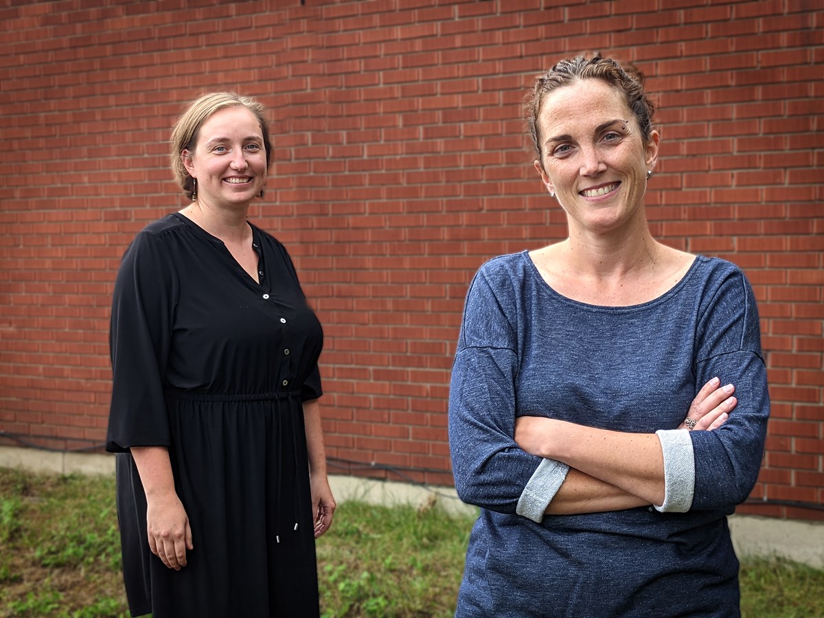 Rebecca Lemay Dostie, coordonnatrice, Isabelle Lodge, directrice générale
