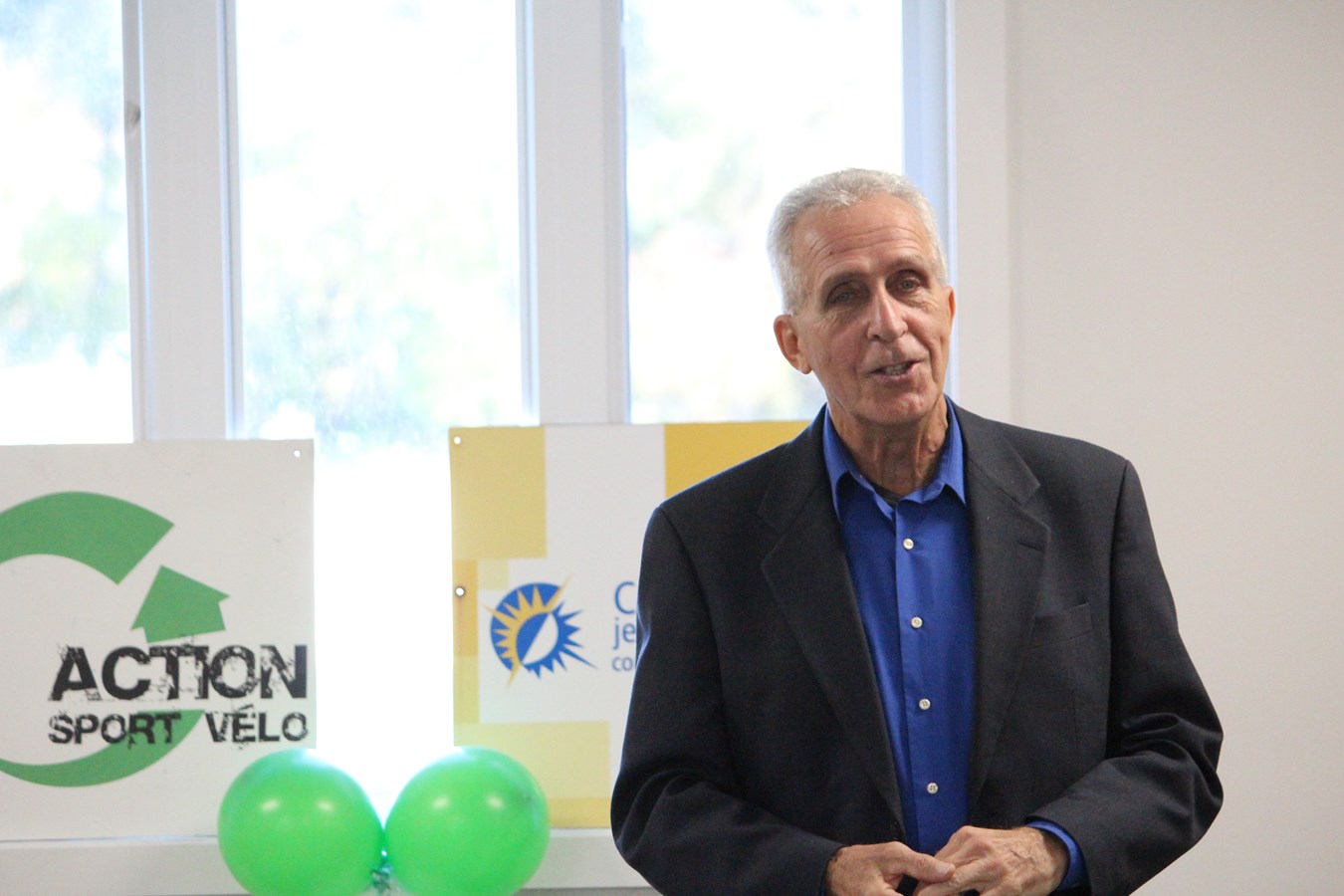 Jocelyn Couture, président du Carrefour jeunesse-emploi comté Johnson.