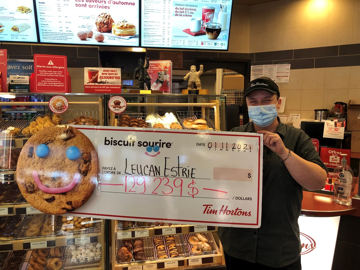Mélanie Cloutier, gérante du Tim Hortons à Windsor