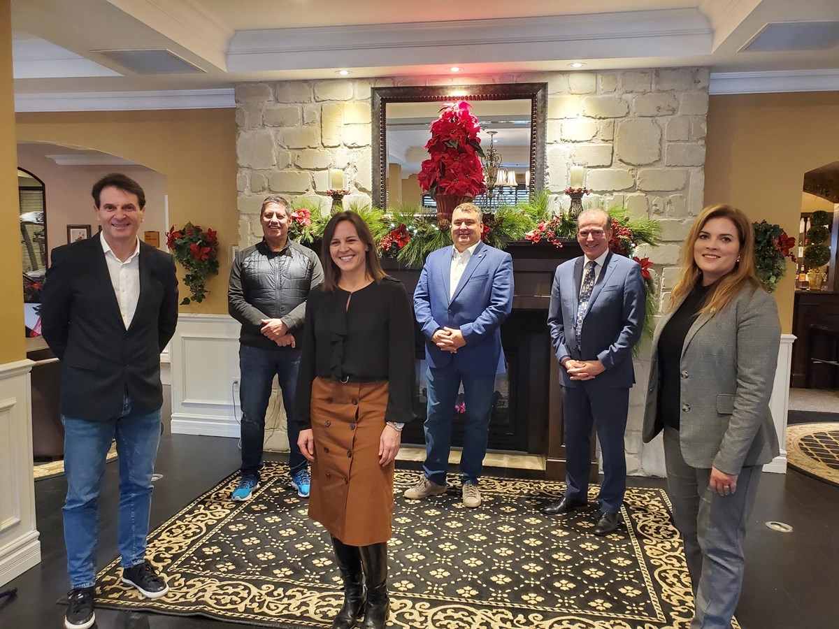 Les députés caquistes de l’Estrie étaient réunis en caucus régional la semaine dernière.