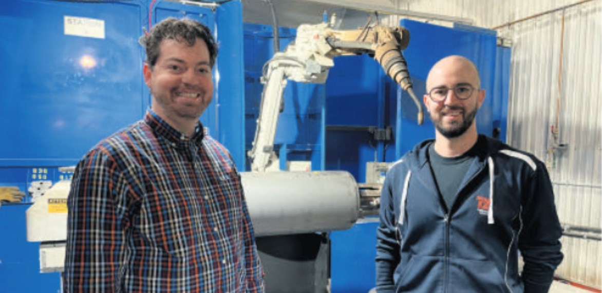 Jean-Philippe Turcotte, directeur général et Charles Dumoulin, directeur des opérations.