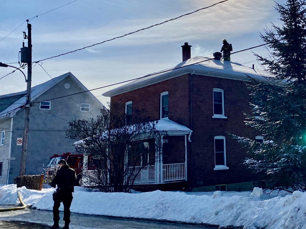 Incendie sur la 4e avenue à Windsor