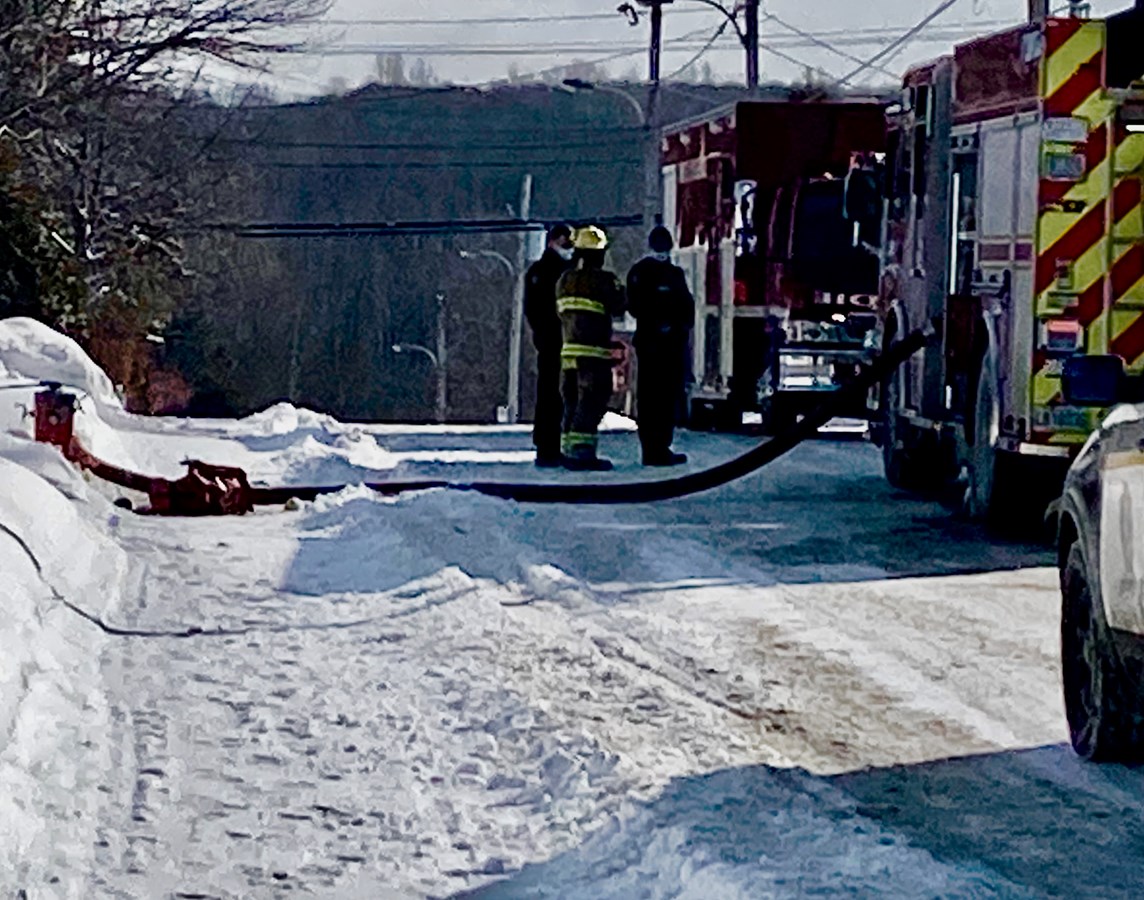 Incendie sur la 4e avenue à Windsor