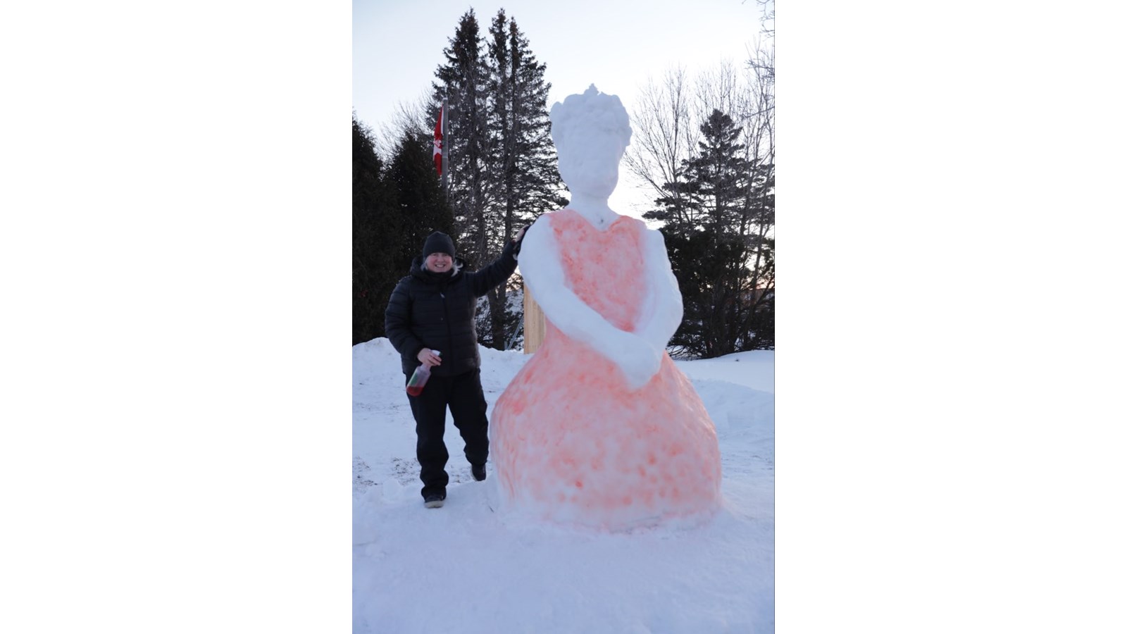 Mélanie Gauthier et son oeuvre Valentine.