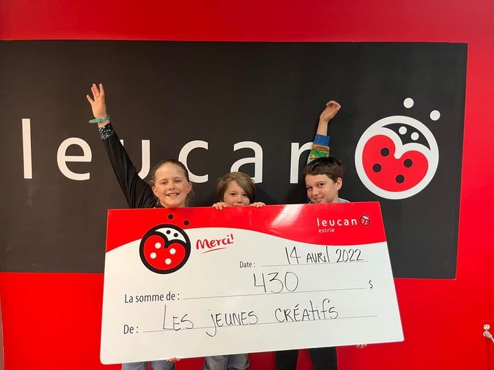 Trois jeunes de la région amassent de l’argent pour Leucan Estrie