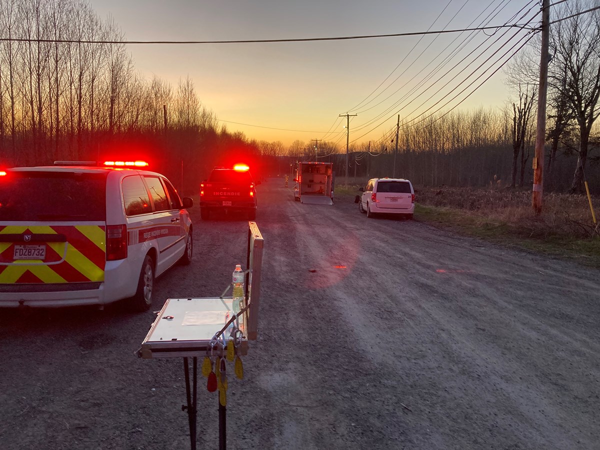 L’intervention s’est terminée vers 22 h 30. L’Incident n’a fait aucun blessé. Trois équipes ont été mobilisées.