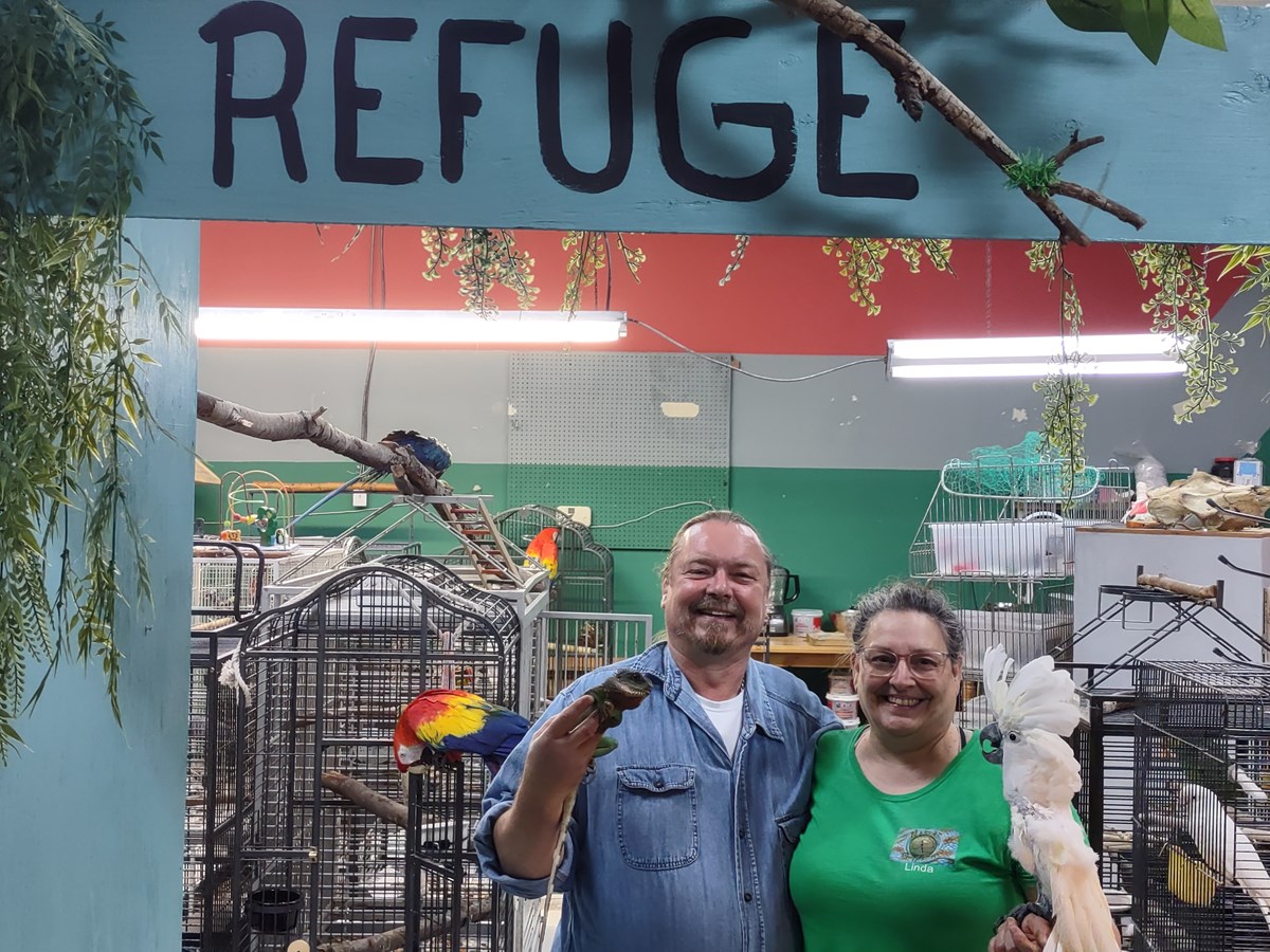 Yannick Mercier et Linda Delage, propriétaires du Refuge Nature Sauvage