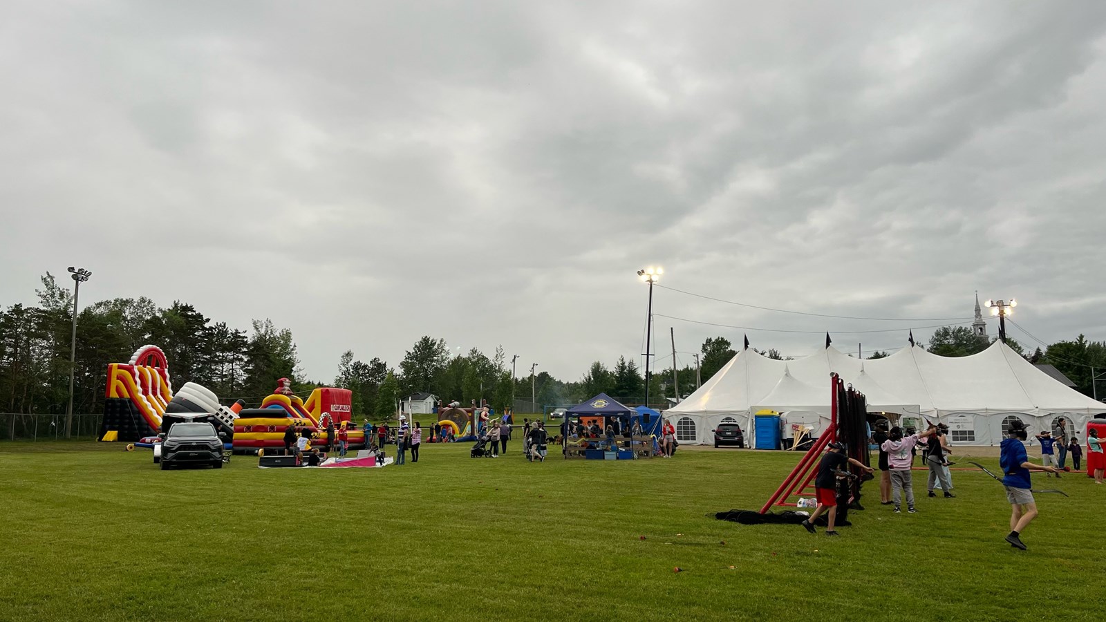 Les organisateurs s’attendaient à deux fois plus de gens pour les activités familiales.