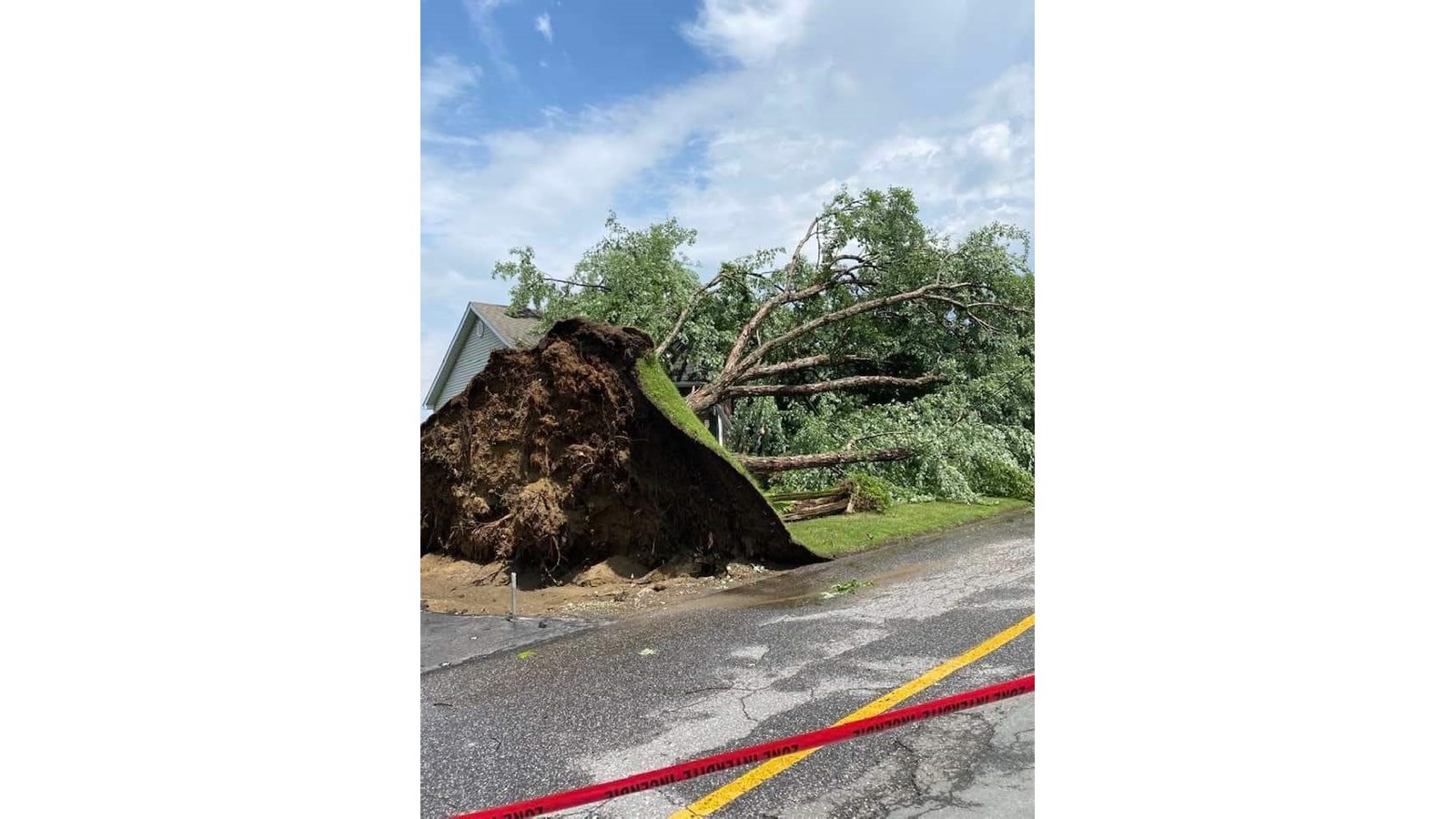 Un lendemain de tempête difficile dans le secteur des Trois Lacs de Val-des-Sources