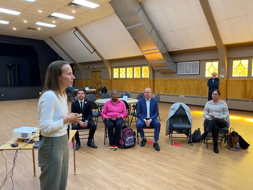 Les cinq candidats dans la circonscription électorale de Richmond.
