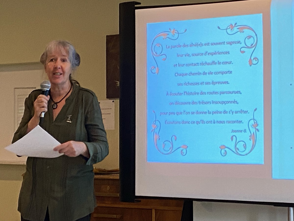 Joanne Gardner, coordonnatrice de la Table de concertation pour les aînés de la MRC du Val-Saint-François.