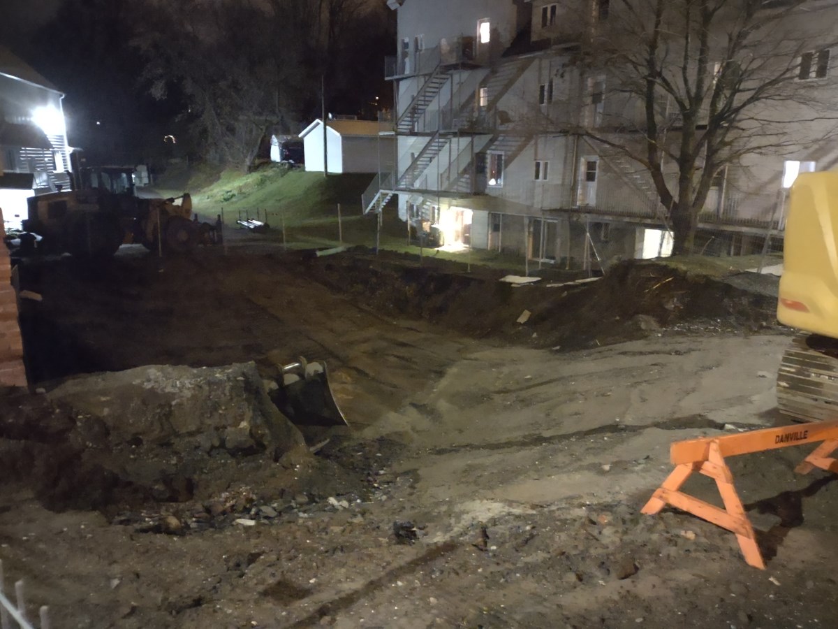Les travaux sur la rue du Carmel sont amorcés à Danville
