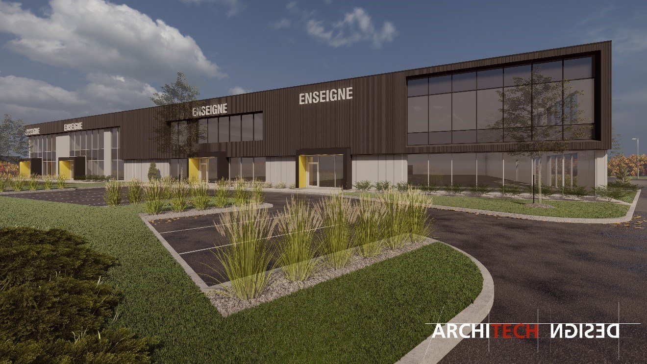 Projet complexe industriel logeant 4 entreprises 