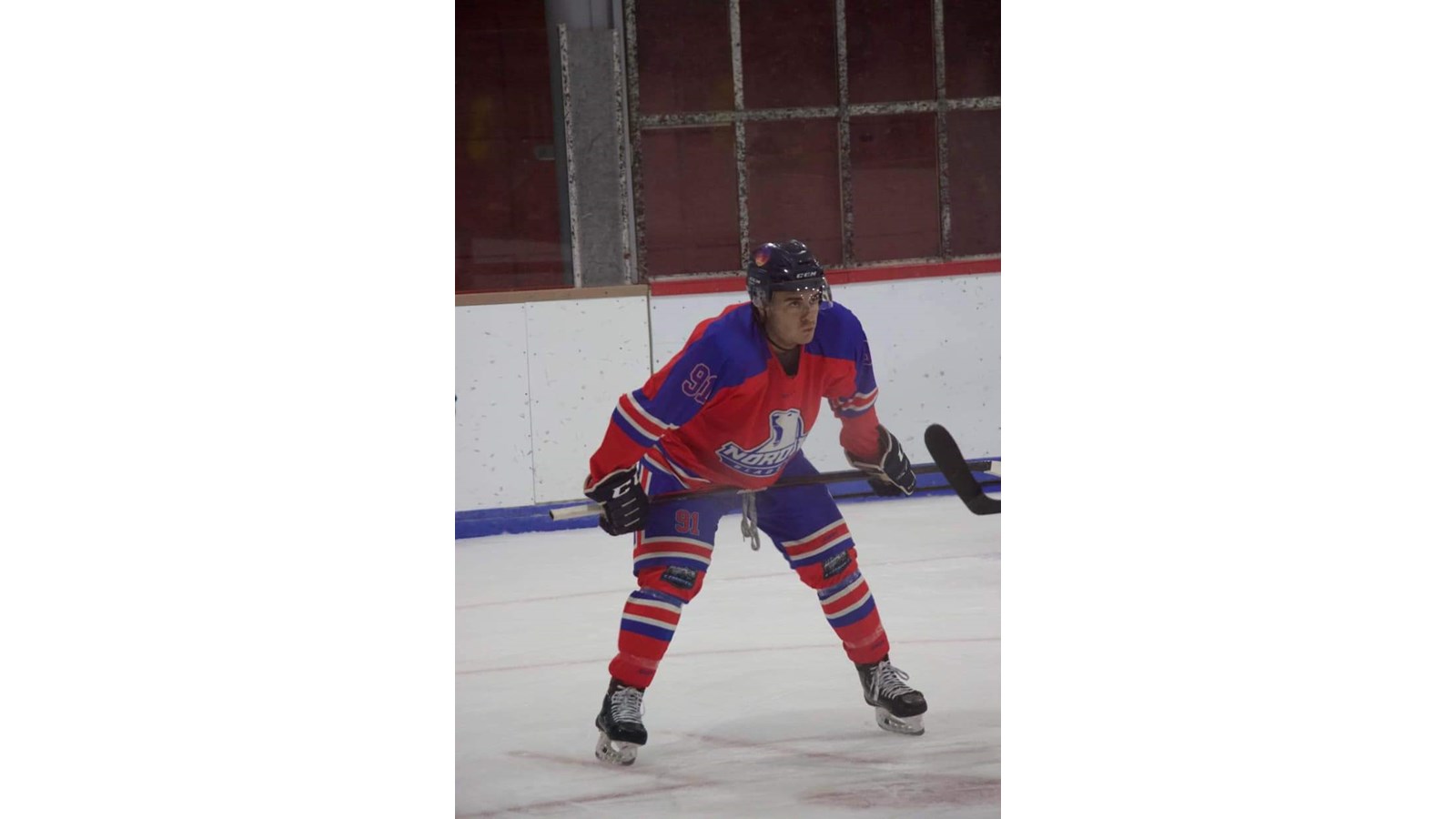 L’attaquant du Nordik Blades, #91 Vincent Cloutier.