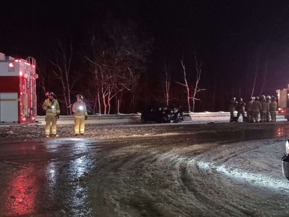 Collision frontale sur la 255 à Val-des-Sources