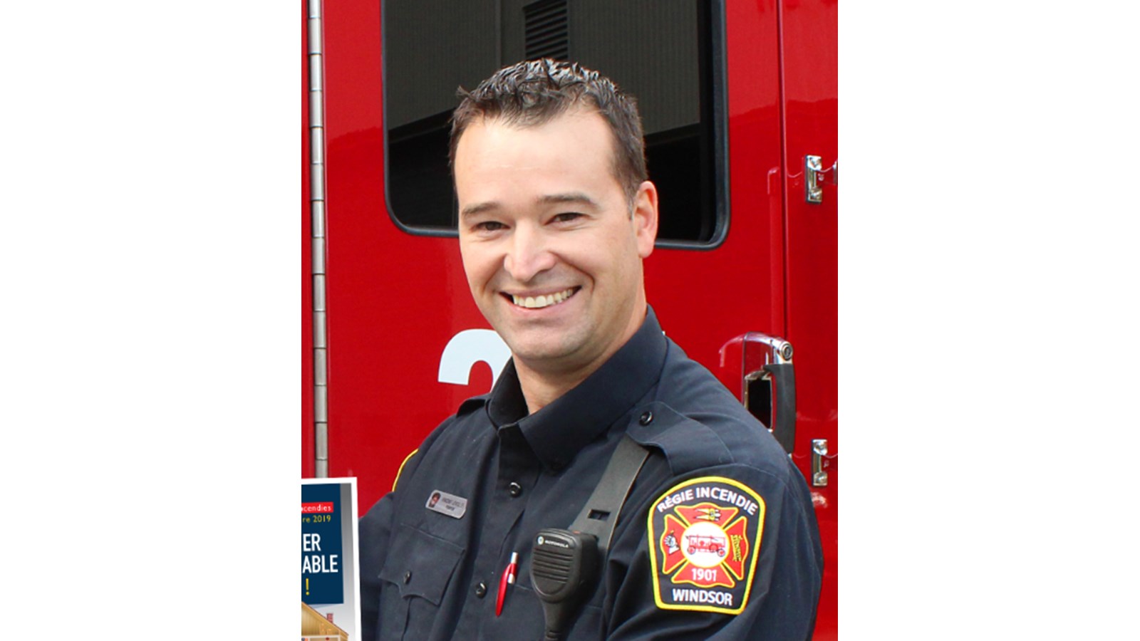Vincent Léveillée, préventionniste de la Régie intermunicipale d’incendie de la région de Windsor.