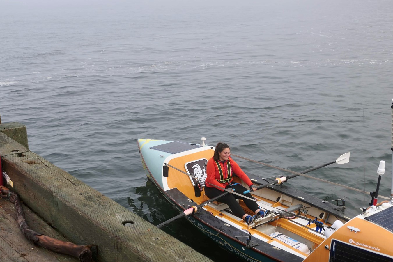 Anabelle Guay a finalement pris la décision de poursuivre da grande traversée qui la mènera aux Îles-de-la-Madeleine.