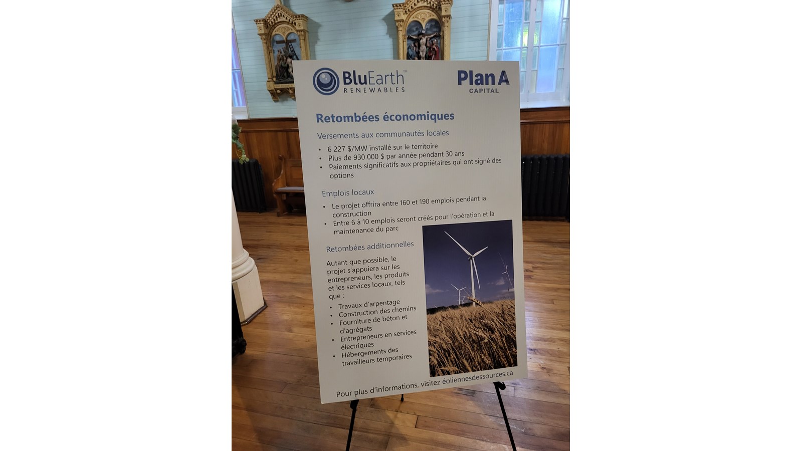 Le projet éolien continu de polariser les discussions dans les Sources