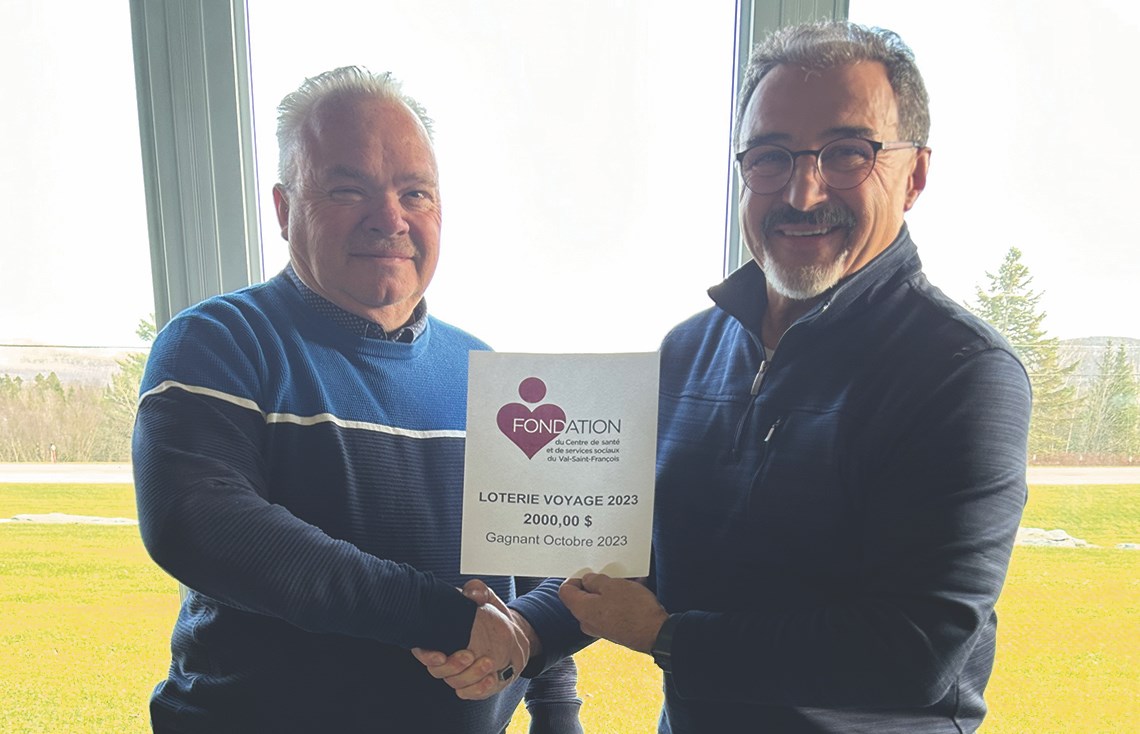 Gagnant de la Loterie voyage de la Fondation du CSSS
