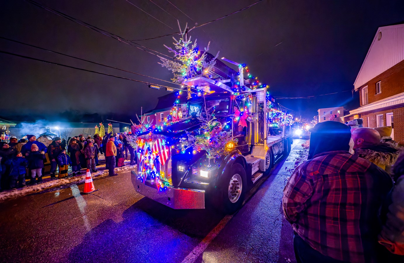 Pas moins de 5000 personnes ont salué le père Noël à Richmond