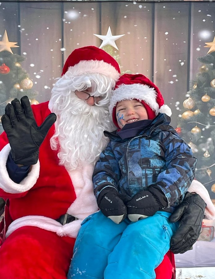 Le vrai père Noël était présent.