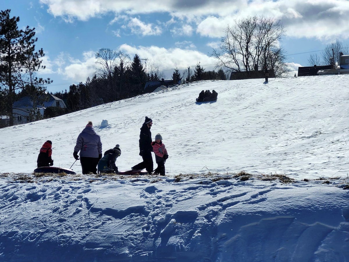 Entre autres, les visiteurs ont bien apprécié la descente de tubes.