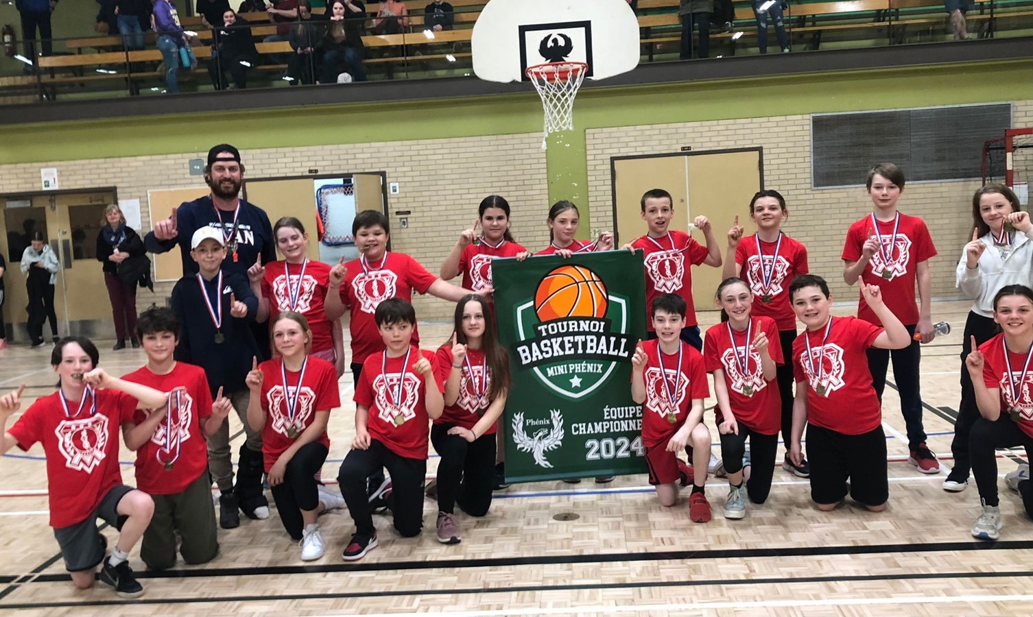 L’école A.D.S. remporte les honneurs du tournoi de basketball Mini Phénix