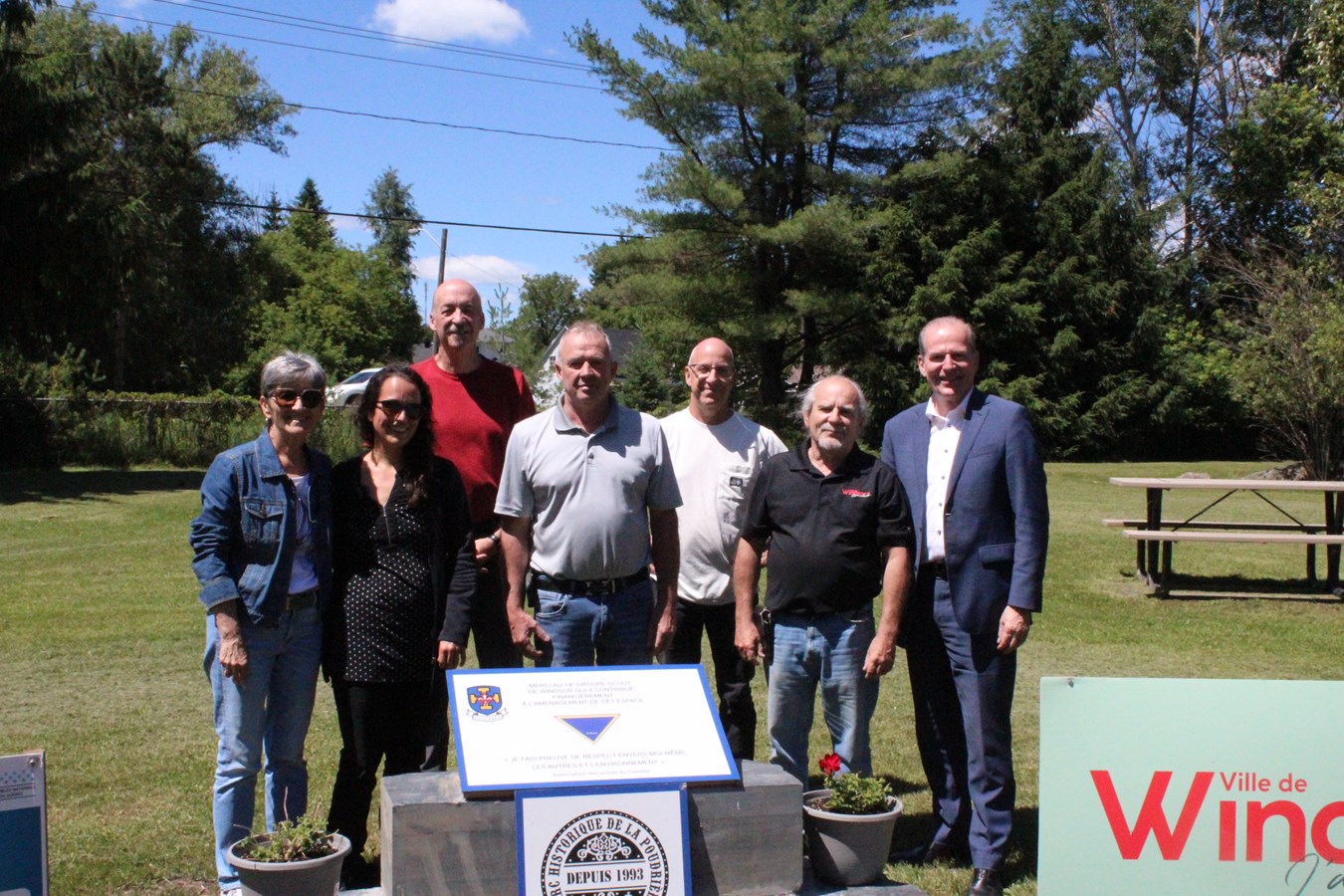Les autorités municipales ont inauguré le vendredi 28 juin un parc aménagé à la Poudrière.