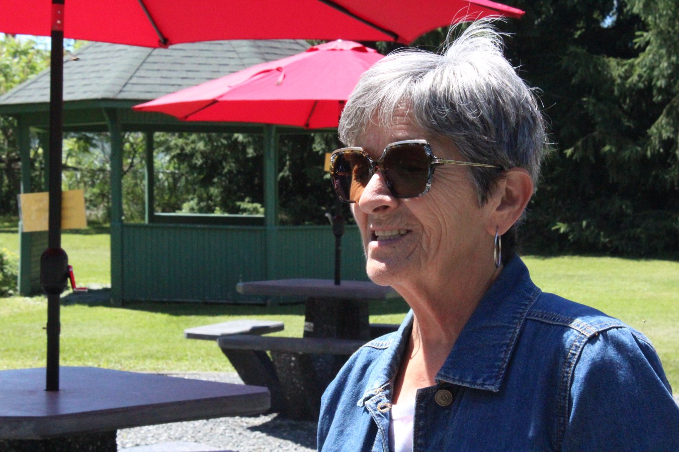 Sylvie Bureau, mairesse de Windsor, a pris part à l’inauguration du parc à la Poudrière.