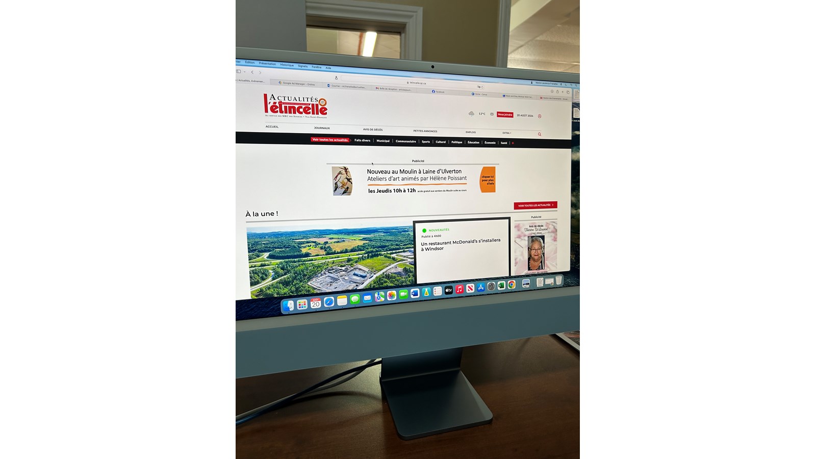 La nouvelle version du site d’information du journal Actualités - L’Étincelle est le résultat d’une refonte complète.