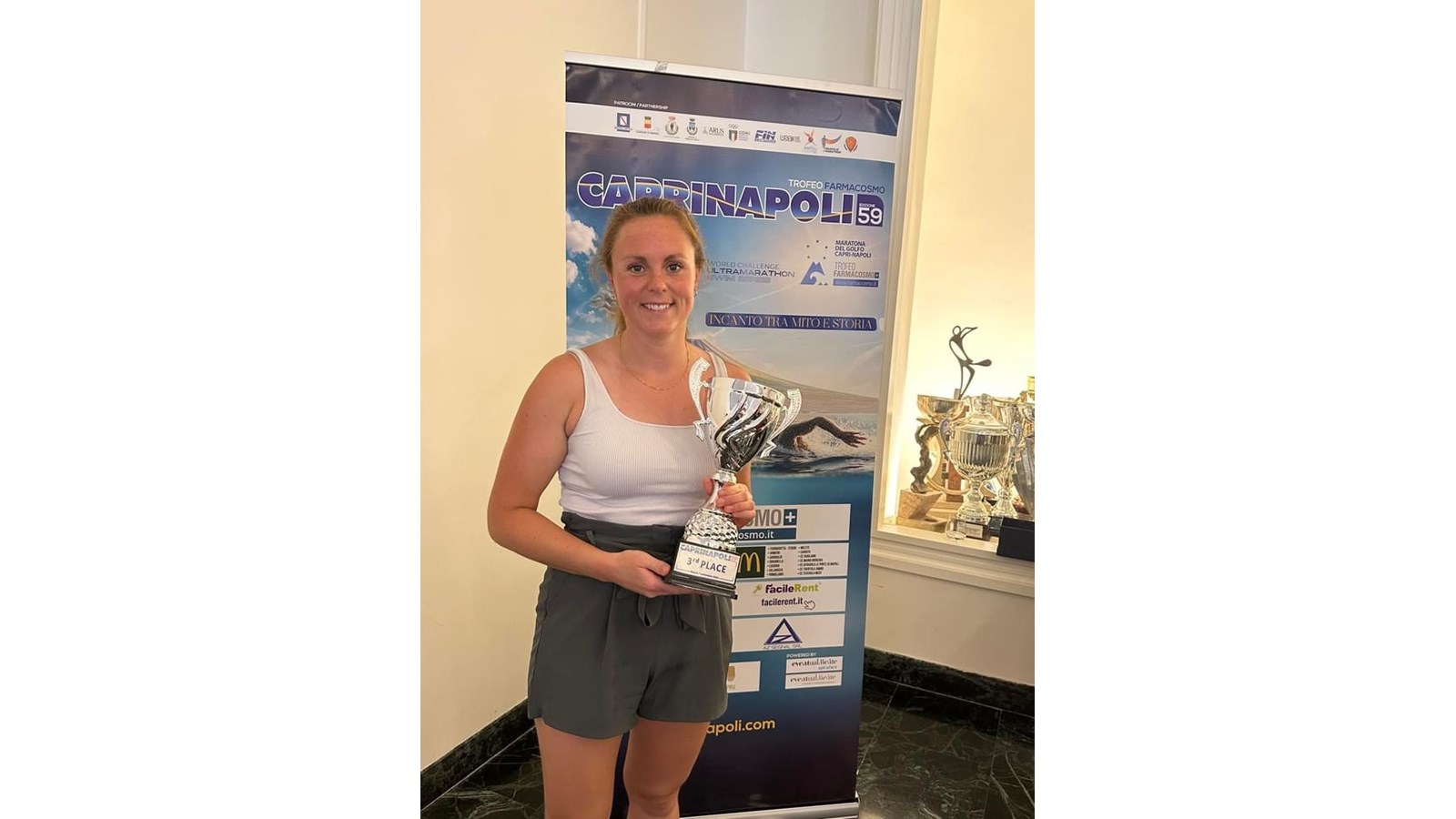 Marie-Laurence Lortie à la 59e édition de la prestigieuse traversée Capri-Naples 2024.