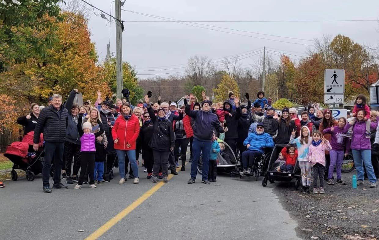  L’an dernier, des dizaines de personnes ont pris part à la Grande Marche à Saint-Claude.