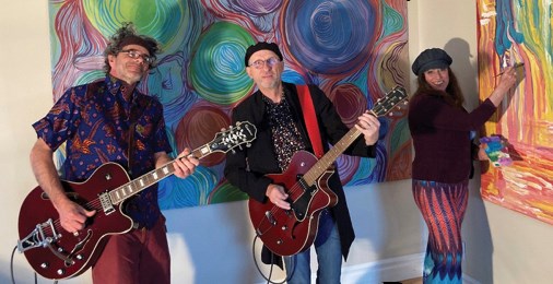 L’événement pourra compter sur la présence du collectif d’artistes FunkArt Explosion qui regroupe deux guitaristes et une peintre.