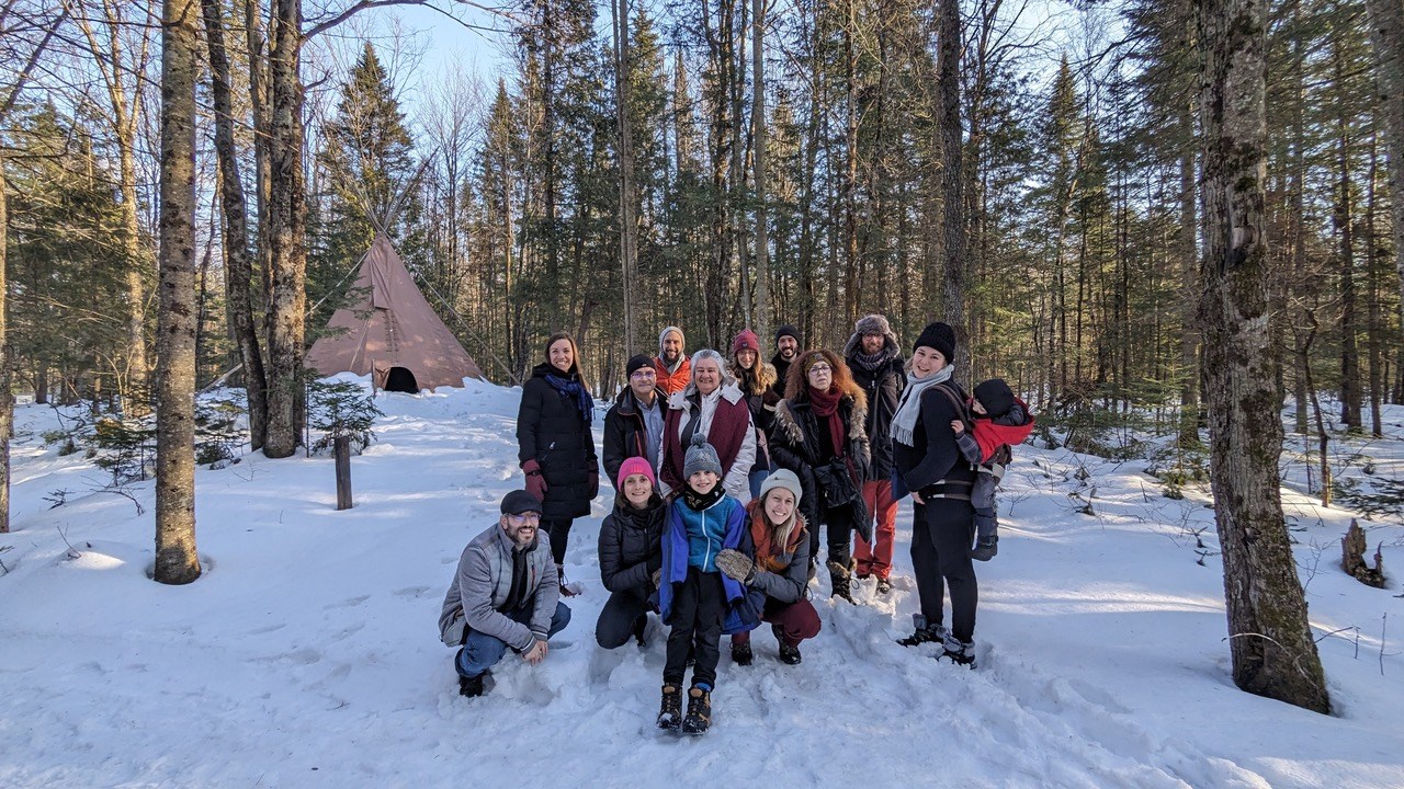 Une visite au Mont Ham lors d’un précédent séjour exploratoire.