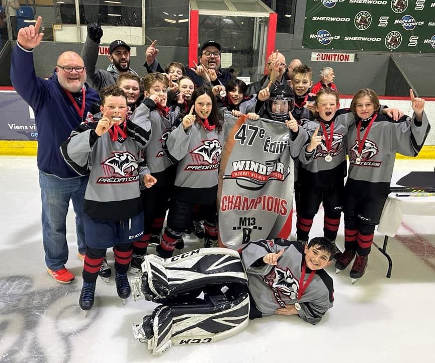 Le Tournoi de hockey M13-M15 Sherwood de Windsor attire les foules